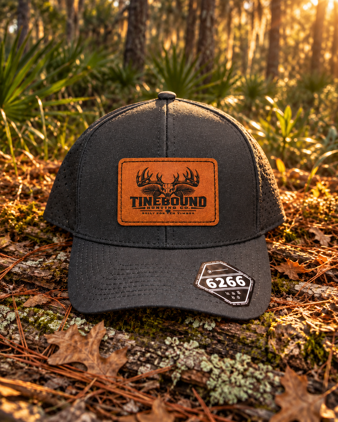 Tinebound Black Mesh-Back Hat